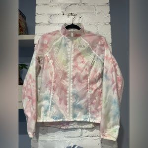 FILA - Tropical Print Zip Up Windbreaker - Size‎ XS